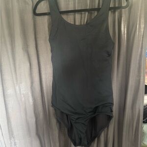 Catalina Black  Ribbed One Piece Swimsuit